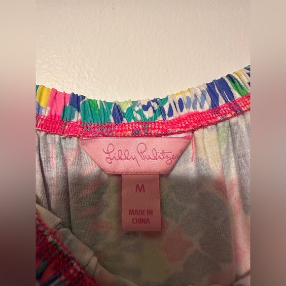 Lilly Pulitzer Marlisa Strapless Maxi Dress in Dancing on the Deck Print Medium - Picture 4 of 7